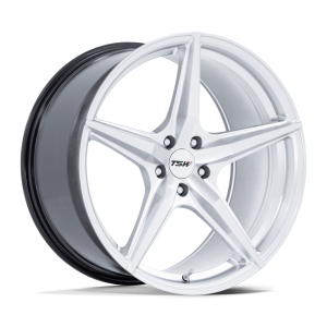 20″ TSW WHEELS TW007 ESPRIT HYPER SILVER MACHINED FACE FLOW FORMED RIMS