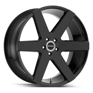26″ STRADA WHEELS CODA GLOSS BLACK RIMS