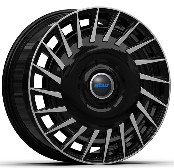 Hyundai Staria 18x7.5 Gloss Black Machined Spokes Custom Forged 1-PC Rim
