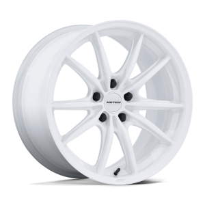 18″ MOTEGI RACING WHEELS MR162 ZENTOKU GLOSS WHITE FLOW FORMED FINISH RIMS