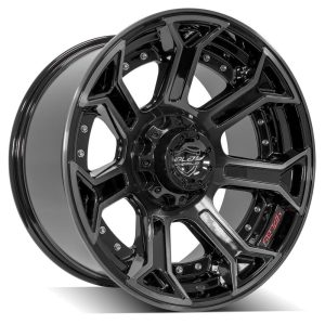 20″ 4PLAY WHEELS 4P70 BRUSHED BLACK RIMS