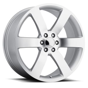 20″ FACTORY REPRODUCTIONS WHEELS FR32 CHEVY TRAILBLAZER SS SILVER MACHINED FINISH RIMS