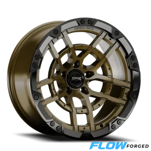 20″ TORQUE WHEELS TW419R CLIFFHANGER SATIN BRONZE SATIN BLACK LIP FINISH RIMS