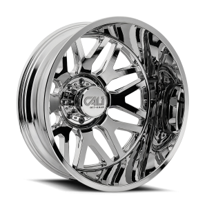 24″ CALI WHEELS INVADER DUALLY 9115D CHROME FINISH RIMS