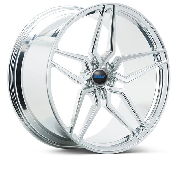 Siliver 21 Inch Customized 2-PC Rims Wheels For Ferrari