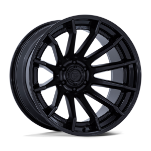 20″ FUEL WHEELS FC403 BURN MATTE BLACK GLOSS BLACK LIP OFF-ROAD FUSION FORGED RIMS