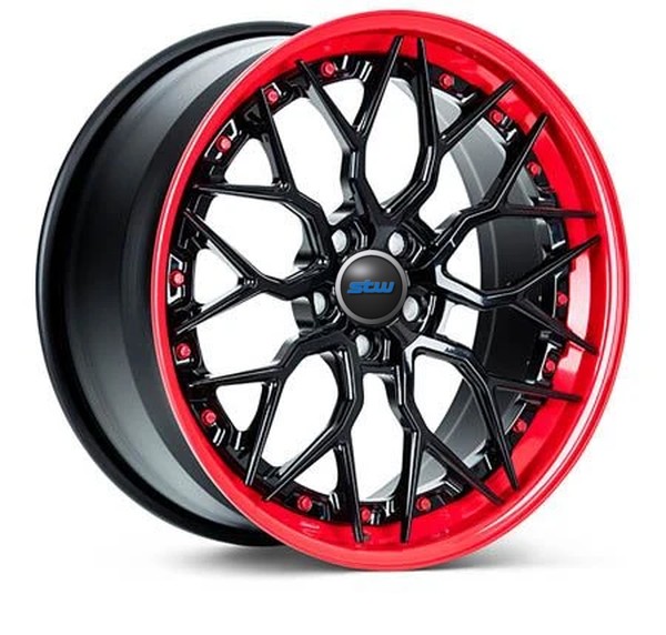 VOSSEN SAME 3 Pieces Forged Wheels Alloy Wheel With Red Lip