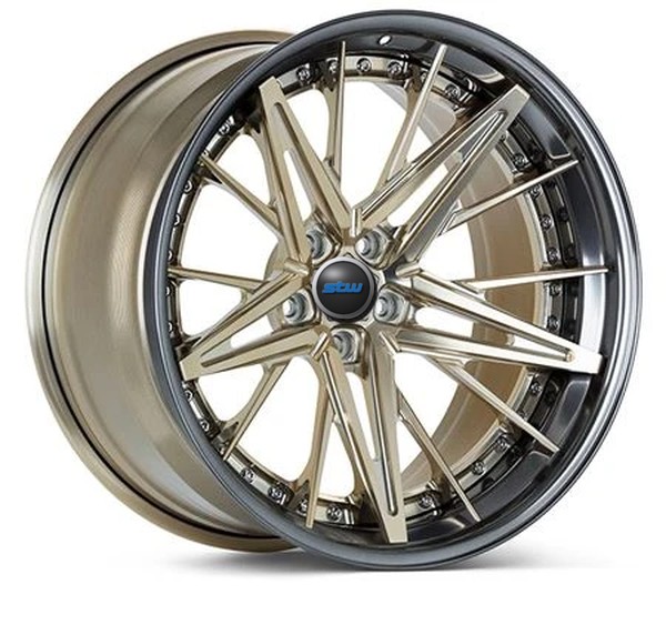 Balck All 21 Inch Customized 2-PC Rims Wheels For Ferrari