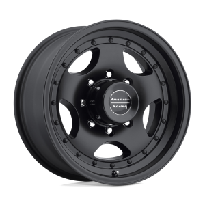 15″ AMERICAN RACING WHEELS MODERN AR23 SATIN BLACK RIMS