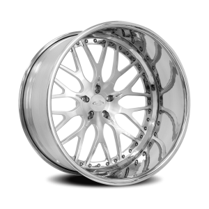 17″ INTRO WHEELS ID313 EXPOSED POLISHED FINISH RIMS
