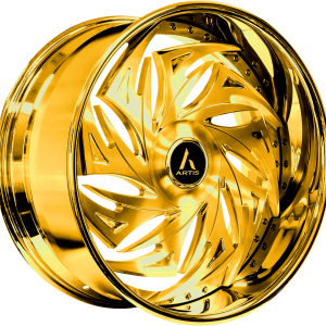 19″ ARTIS FORGED WHEELS MACON-XL GOLD FINISH