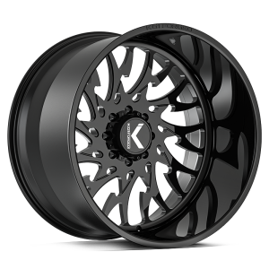 22″ KG1 FORGED WHEELS IMPELLER KF098 GLOSS BLACK FINISH RIMS