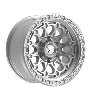17×9″ FITTIPALDI WHEELS FT101 GLOSS SILVER MACHINED FINISH RIMS 5×127 ET-12