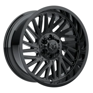 22″ TIS WHEELS 553B GLOSS BLACK FINISH RIMS