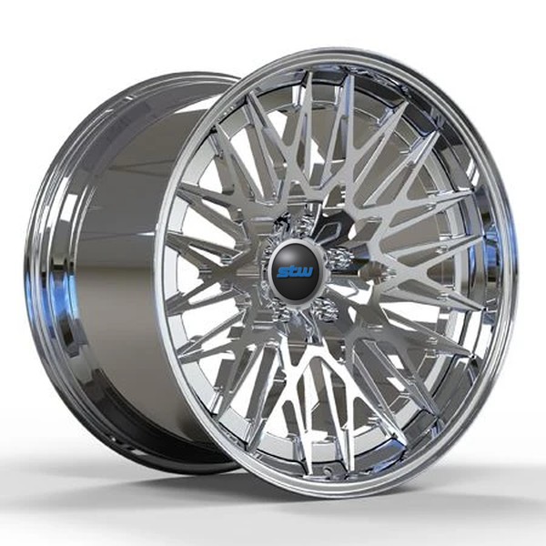 Silver Brushed 22 Inch Customized 2-PC Rims Wheels For M4