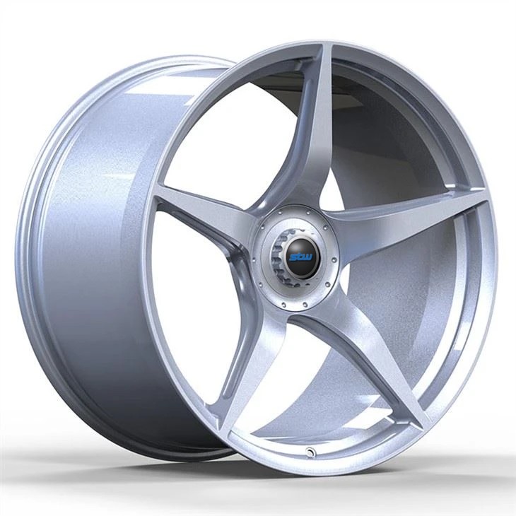 Satin Silver Forged Monoblock Rims 22 21inch 5x114.3 for Ferrari F12