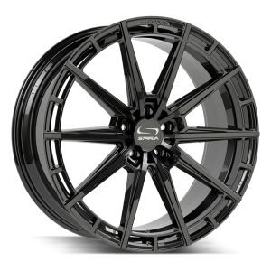 22″ STRADA WHEELS PALO GLOSS BLACK FLOW FORMED RIMS
