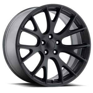 20″ FACTORY REPRODUCTION WHEELS FR70 SATIN BLACK FINISH RIMS