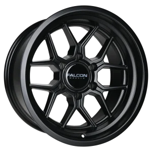 17″ FALCON OFF-ROAD WHEELS TX1 APOLLO MATTE BLACK FLOW FORMED FINISH RIMS