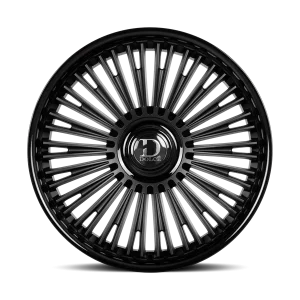 24″ DOLCE LUXURY RAZZO MATTE BLACK GLOSS BLACK LIP FINISH RIMS