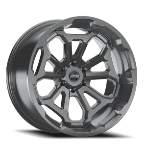 20″ TORQUE WHEELS TW404C OVERDRIVE SATIN GUNMETAL FINISH RIMS