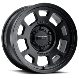 17″ METHOD WHEELS MR705 MATTE BLACK OFF-ROAD RIMS