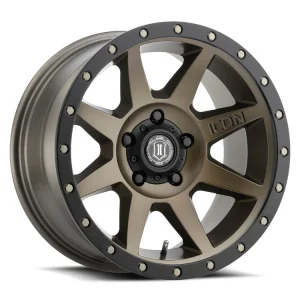 17″ ICON ALLOYS WHEELS REBOUND BRONZE CROSSOVER RIMS