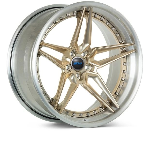 18-22 Inches Deep Concave Rim 5*130 5*150 Brightly 2 Piece Forged Alloy Wheels