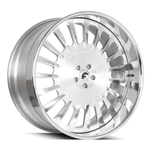 22″ FORGIATO WHEELS CALIBRO POLISHED FACE WITH CHROME LIP FORGED FINISH RIMS