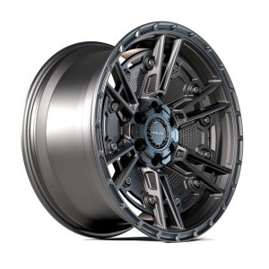 17″ 4PLAY WHEELS 4PS01 SATIN BLACK RIMS