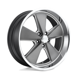 20″ U.S. MAGS WHEELS ROADSTER U120 MATTE GUNMETAL MACHINED FACE FINISH RIMS