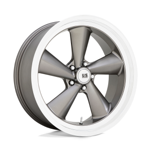 22″ U.S. MAGS WHEELS TS U137 ANTHRACITE WITH DIAMOND CUT LIP FINISH RIMS