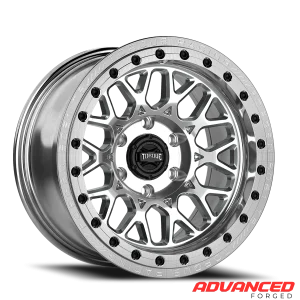 17″ TORQUE WHEELS TW340F ENDURO M BEADLOCK READY RAW MACHINED FINISH RIMS