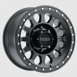 18″ METHOD WHEELS MR315 MATTE BLACK FINISH RIMS
