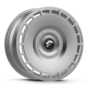 22″ FORGIATO WHEELS CARBONI-M BRUSHED SILVER XL FLOATING CAPS FORGED FINISH RIMS