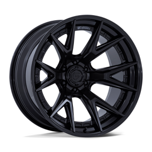 17″ FUEL WHEELS FC402 CATALYST MATTE BLACK WITH GLOSS BLACK LIP OFF-ROAD FUSION FORGED RIMS