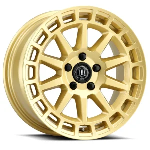 17″ ICON ALLOYS WHEELS JOURNEY GLOSS GOLD CROSSOVER RIMS