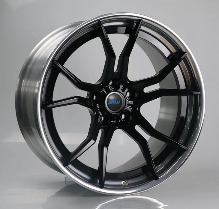 Custom Gloss Black 22inch 2-PC Rims For Porsche Cayenne Car Rims