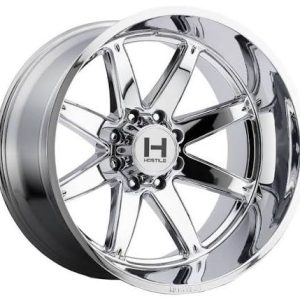 22″ HOSTILE WHEELS H109 ALPHA CHROME FINISH RIMS