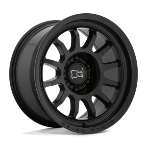 18″ BLACK RHINO WHEELS RAPID MATTE BLACK FINISH ROTARY FORGED OFF-ROAD RIMS