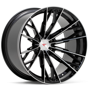 22″ FERRADA WHEELS FTR11 MACHINED BLACK FINISH FLOW FORMED RIMS