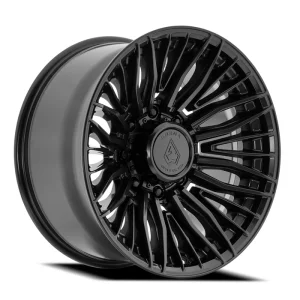 22″ ARENA WHEELS CO A122 PHANTOM GLOSS BLACK 8-LUG OFF-ROAD RIMS