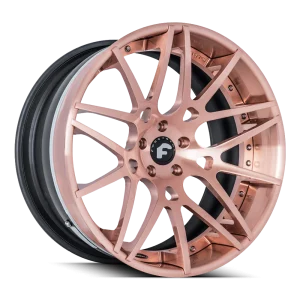 20″ FORGIATO WHEELS MAGLIA-ECL ROSE GOLD WITH BLACK INNER FORGED FINISH RIMS