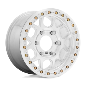 17″ KMC WHEELS KM444 MESA FORGED BEADLOCK RAW MACHINED FINISH RIMS
