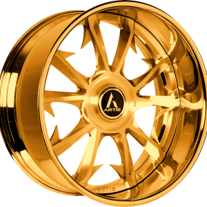 19″ ARTIS FORGED WHEELS LUSSO-XL GOLD FINISH