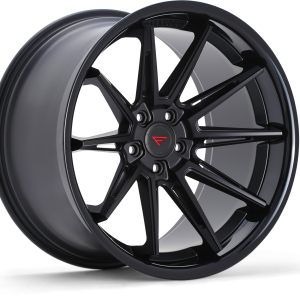 19″ FERRADA WHEELS CM2 MATTE BLACK GLOSS BLACK LIP FINISH RIMS