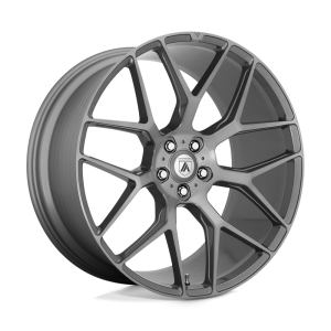 20″ ASANTI BLACK LABEL WHEELS DYNASTY TITANIUM BRUSHED FINISH RIMS