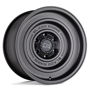 17″ BLACK RHINO WHEELS SOLID MATTE GUN BLACK FINISH RIMS