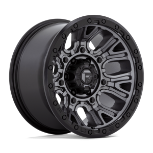 20″ FUEL WHEELS D825 TRACTION MATTE GUNMETAL BLACK RING OFF-ROAD RIMS