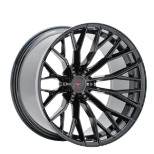 20″ FERRADA WHEELS FTR9 OBSIDIAN BLACK FLOW FORMED FINISH RIMS